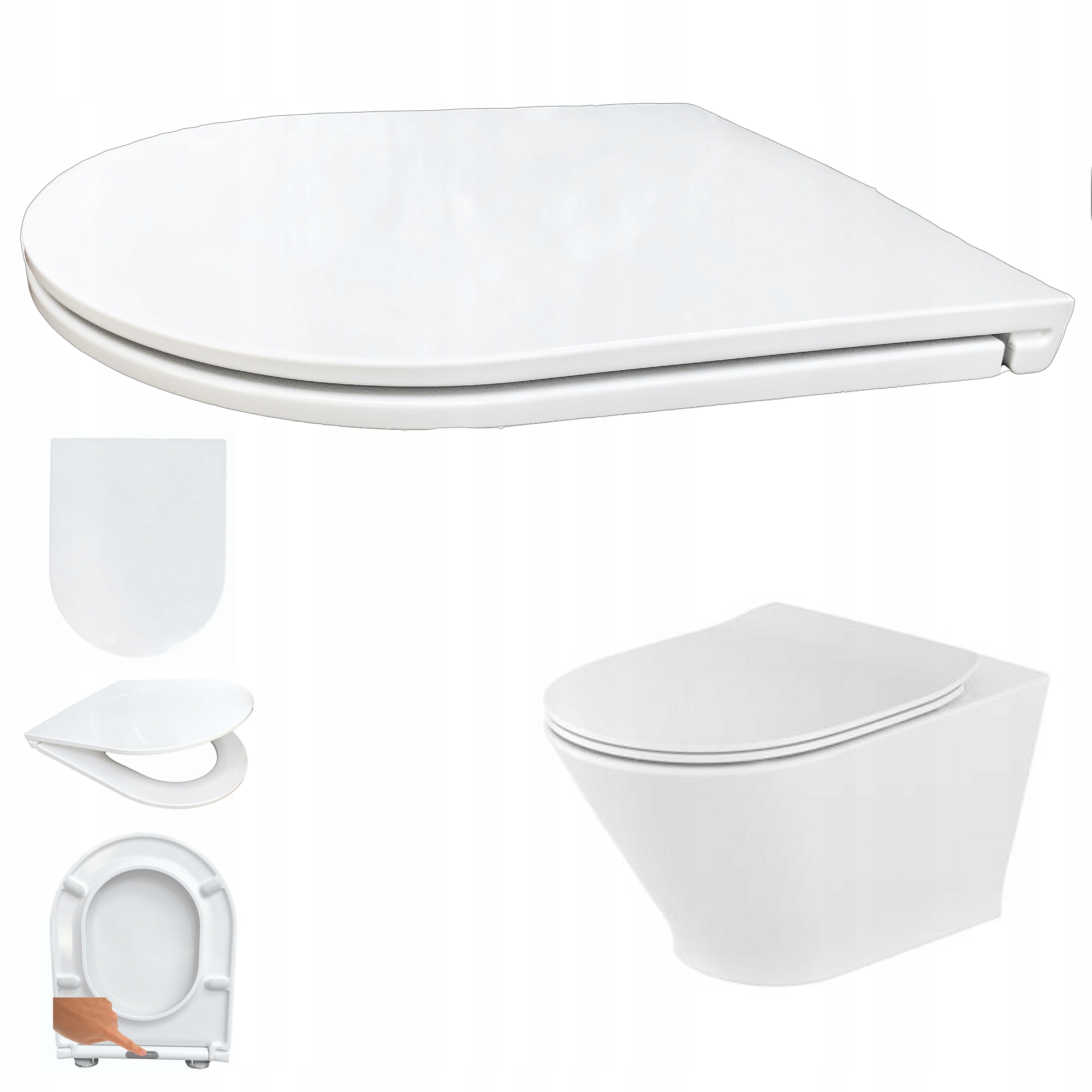WC doska - Pomaly zatváracie WC sedadlo U Meridian Nexo Iryd
