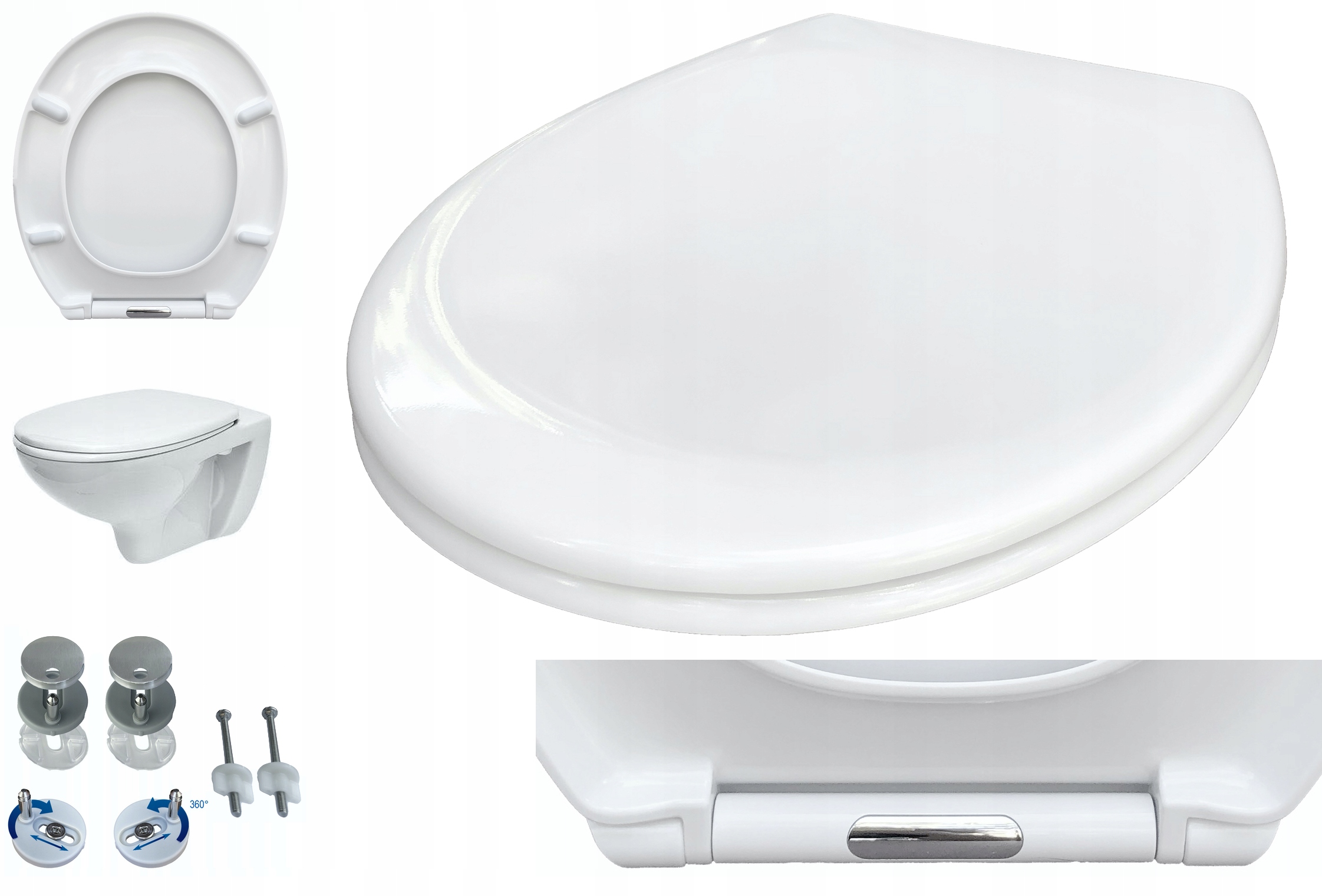 WC doska - WC sedátko, jemné zatváranie, CERSA Duroplast