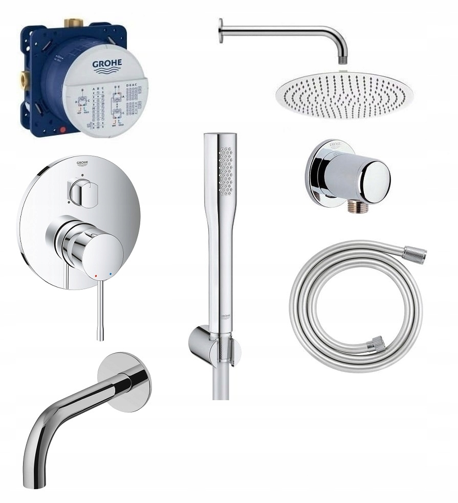 Podomietková batéria - Grohe Essence 30 cm podomietková vaňová súprava