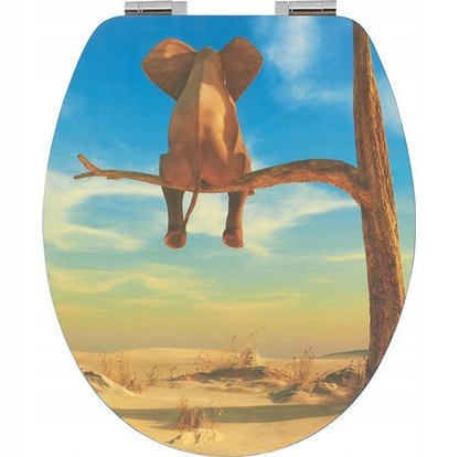 WC doska - BALIV Elephant pomaly zatváracie WC sedadlo 6482004