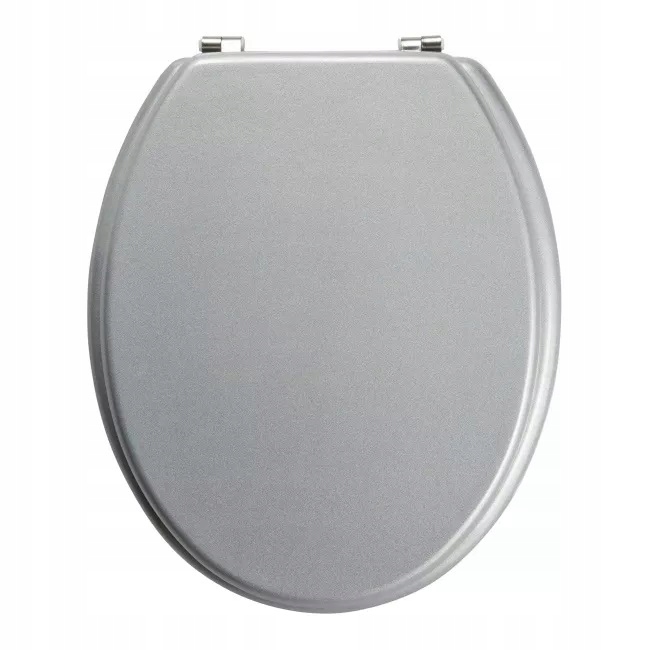WC doska - WC sedátko a WC Palmi BAMBOO WHITE striebornošedé