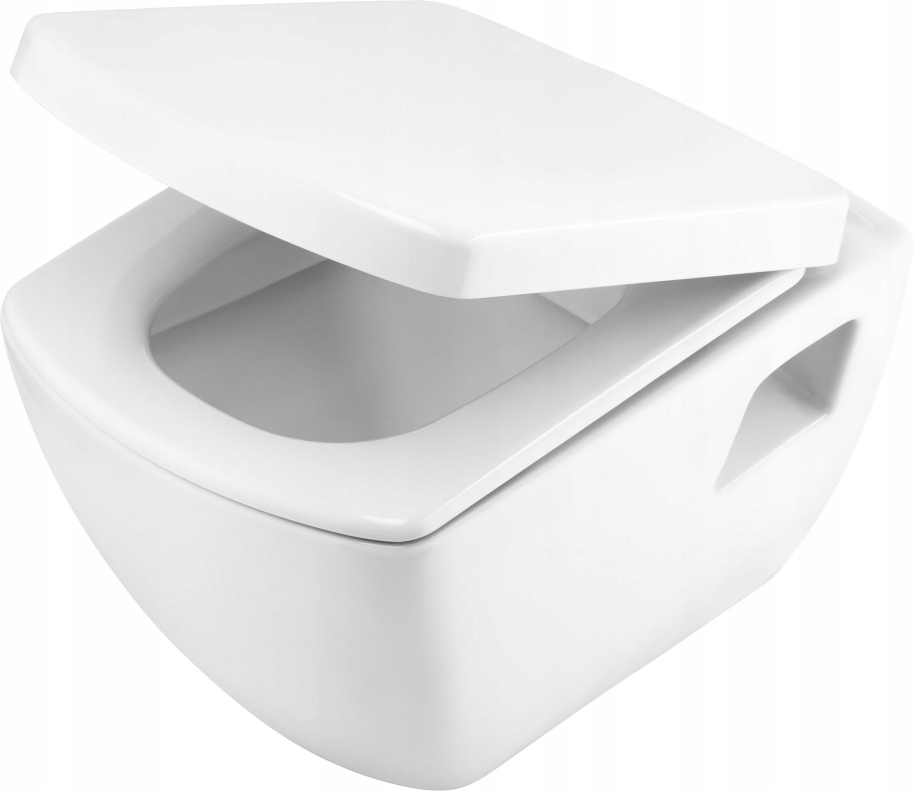 WC doska - Záchodová misa anemon biela + sedadlo CDZ 6WPW Deante