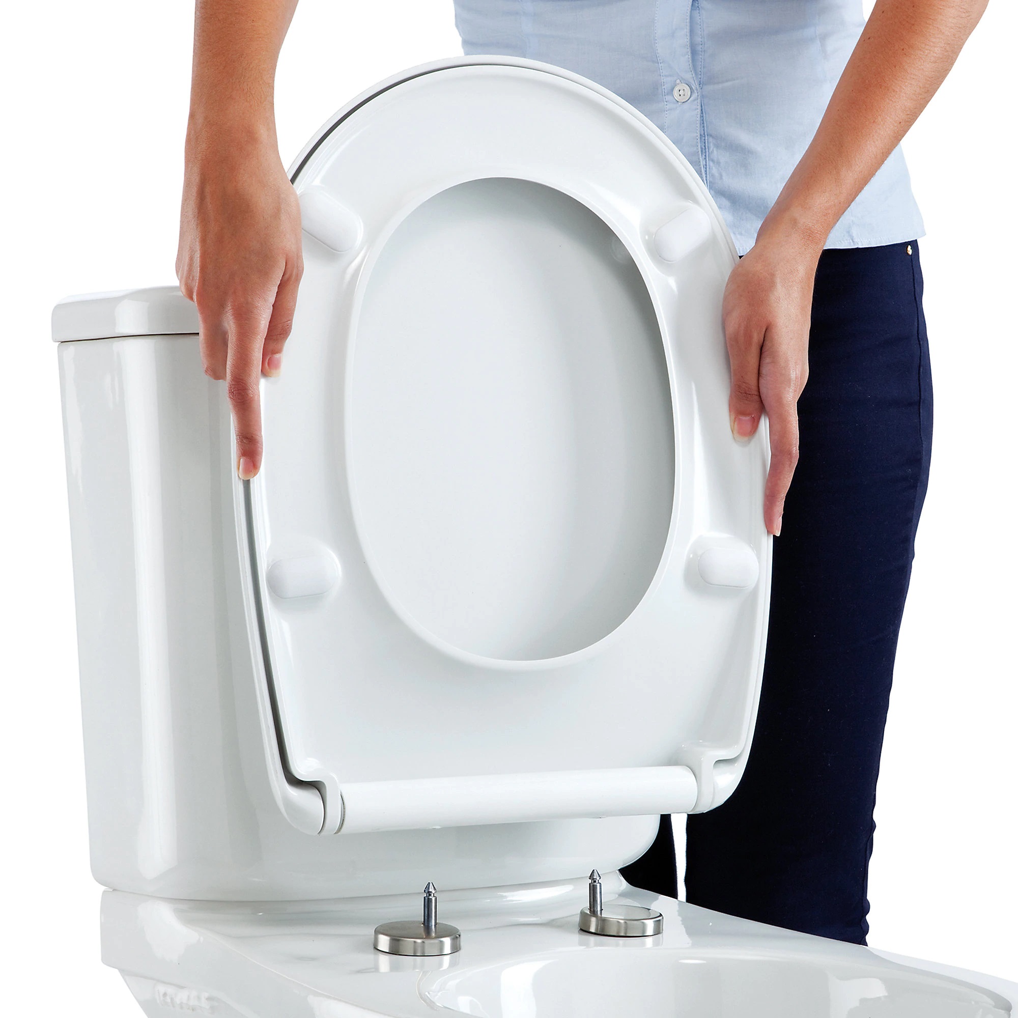 WC doska - WC sedátko, pomalé zatváranie, BEMIS