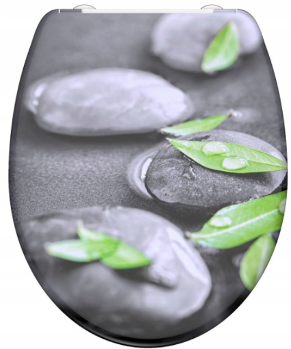 WC doska - Schütte Duroplast STONE potlač s dobrým vzorom