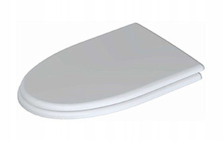 WC doska - SOLO BIELE TOALETNÉ SEDADLO SOFT SOFT CLOSE WHITE