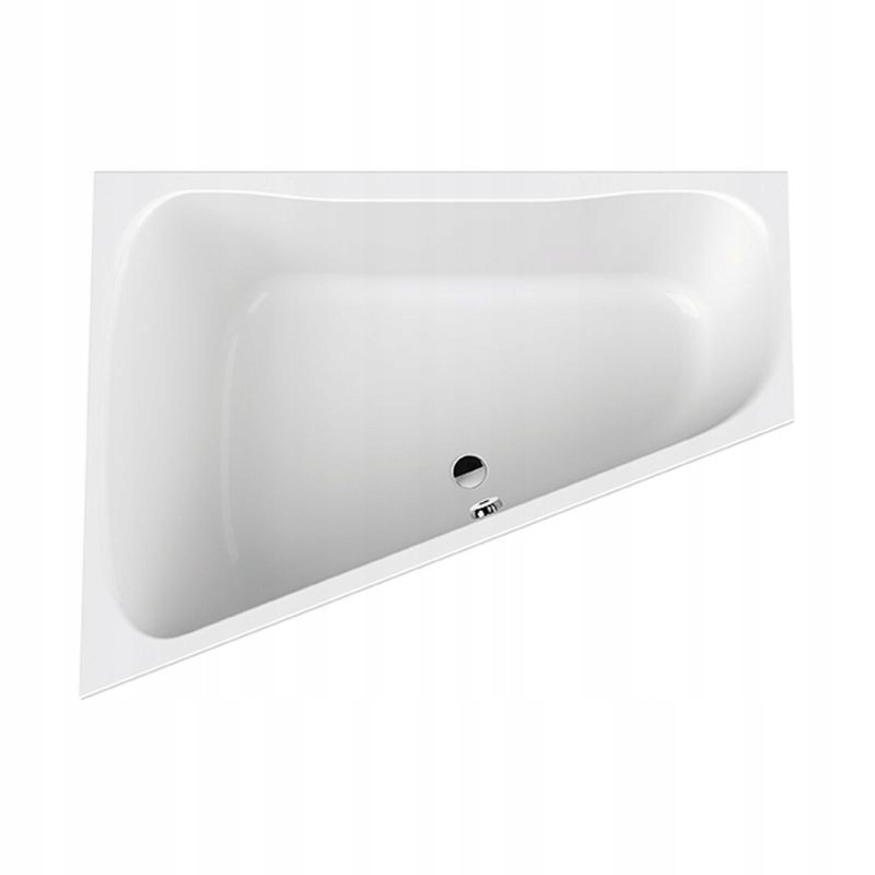 TRAPEZOIDÁLNA KÚPEĽŇA 120X170 CM ĽAVÁ BIELA SANPLAST