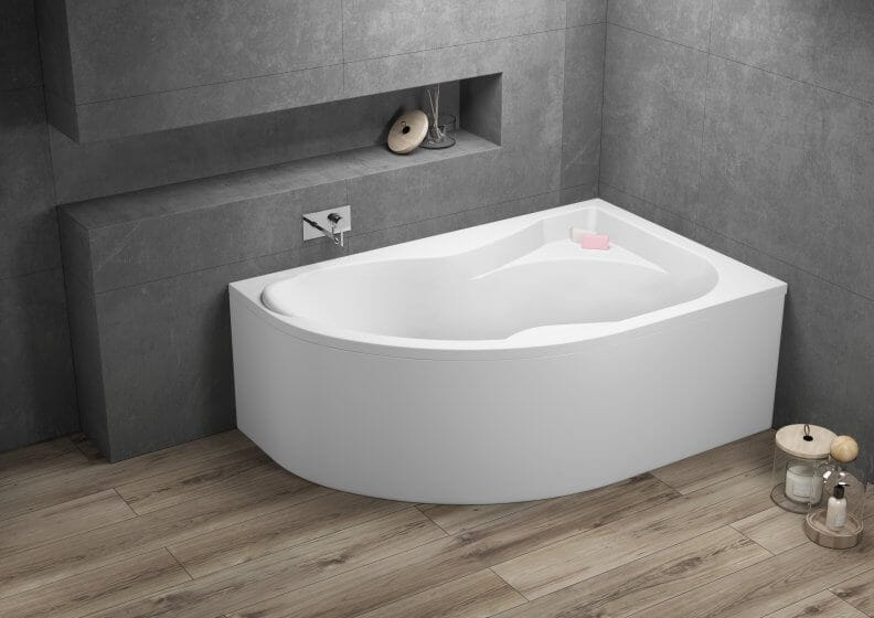POLIMAT rohová vaňa DORA 170x110 00315 + RÁM
