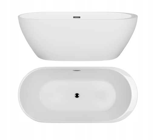 Samostatne stojaca vaňa CORSAN RENO 170 cm + KLIK KLIK