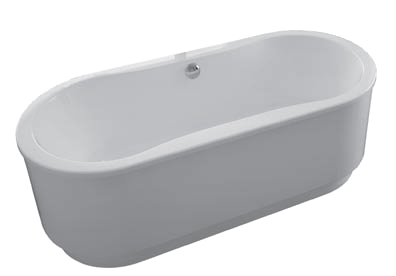 SCANSANI DORIA DUO OVÁLNE VOĽNE stojaca KÚPEĽŇA 180X80