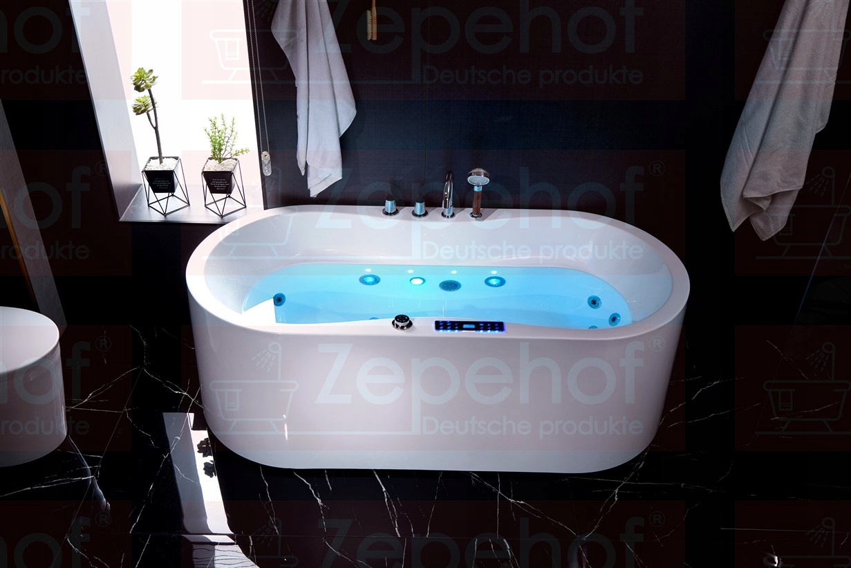 KRÁSNY OVÁLNY KÚPEĽ S HYDROMASÁŽOU 170X80 KAST