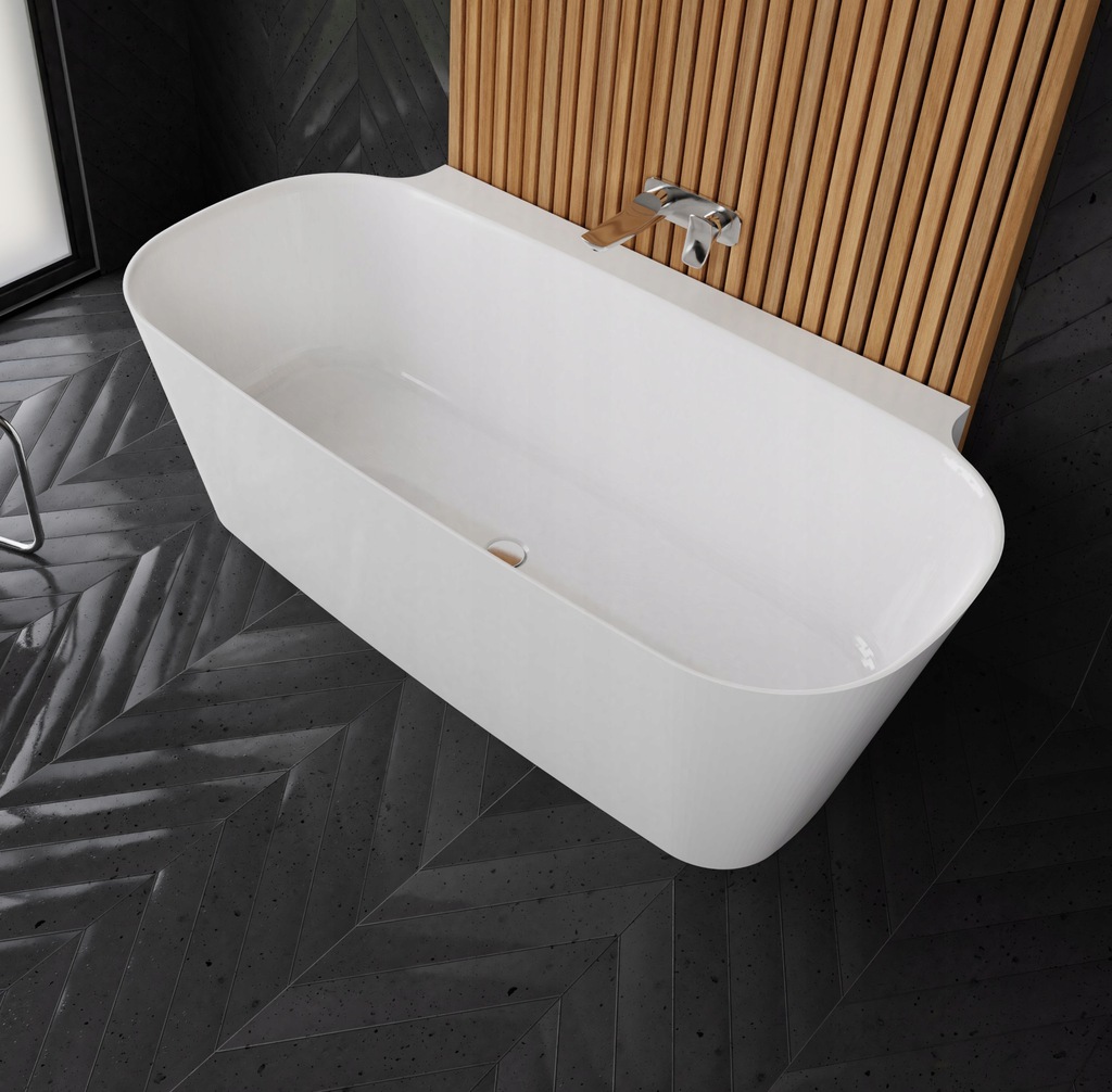VAYER NOVA 2 WALL BATHTUB 164x83 Konglomerát