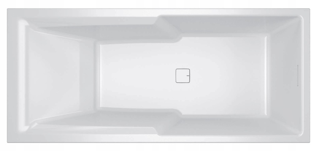 RIHO STÁLE SPRCHOVÁ VANA 180x80 CM + NOHY + SIFÓNOVÝ PÁD