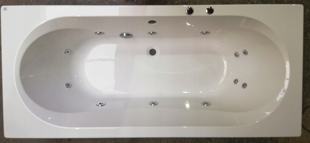 Hydromasážna vaňa Duo 180 x 80 Výrobca 12 dýz