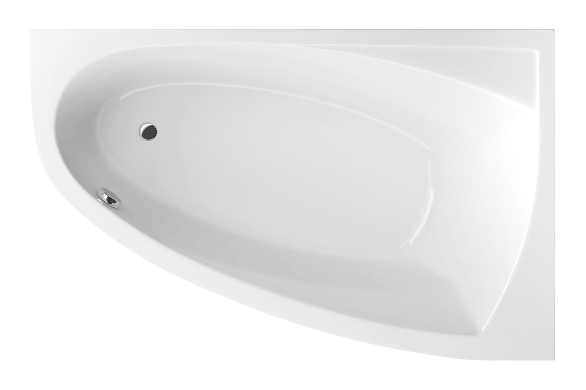 VYNIKAJÚCA KOMFORTNÁ VODNÁ VODA AQUARIA 160x100 + NOHY VPRAVO