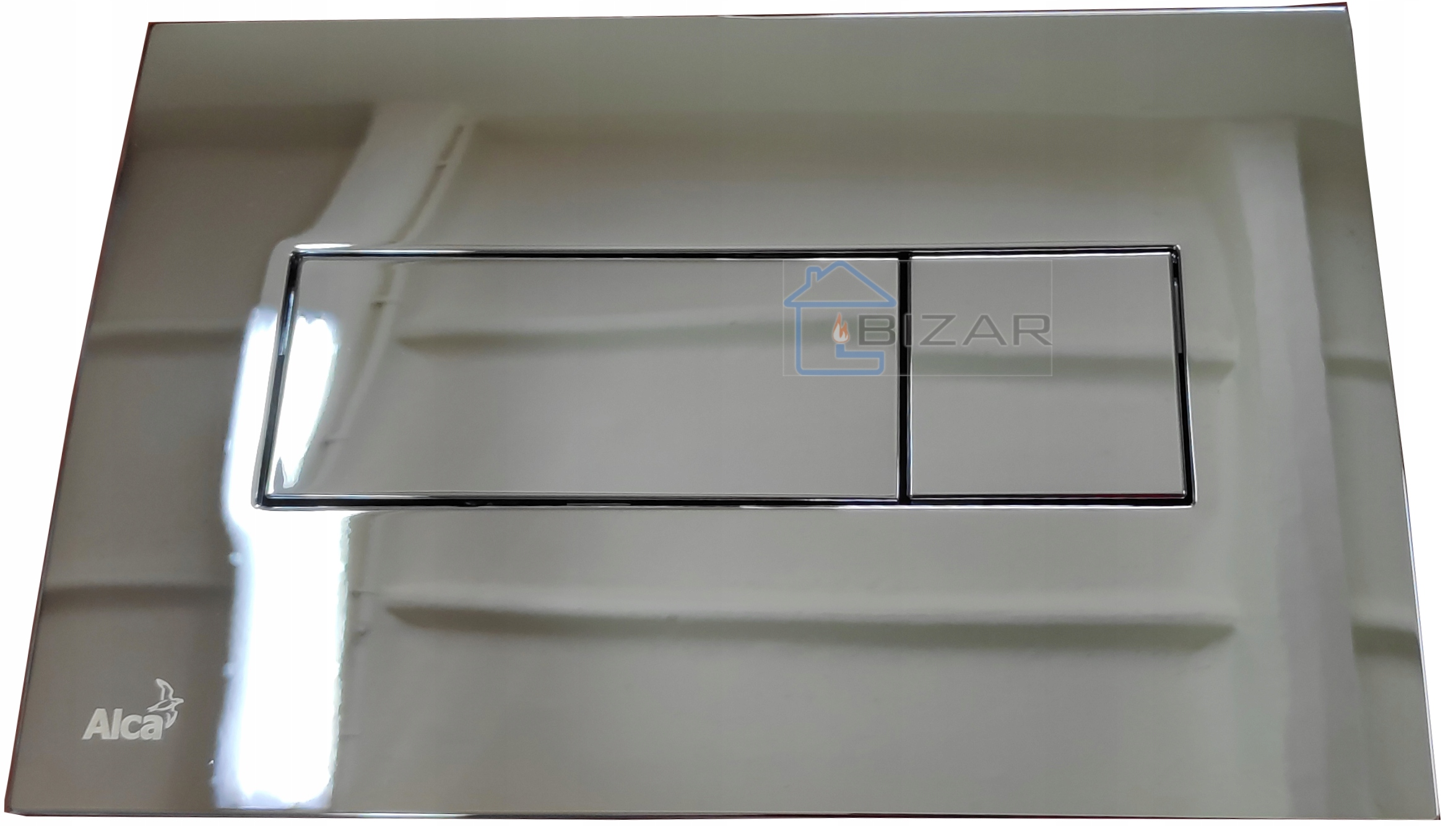 WC tlačidlo - TLAČIDLO RÁMU ALCAPLAST M371 CHROME GLOSS