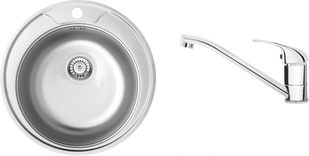 DEANTE STEEL SINK TWIST + BATÉRIA