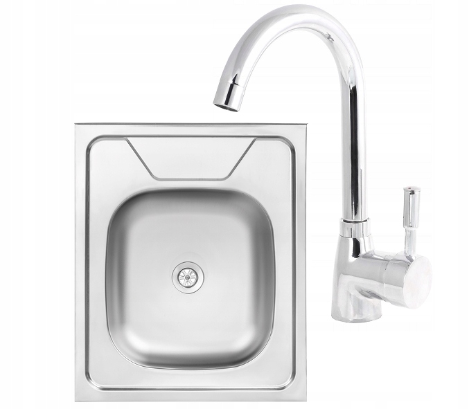Kuchynský drez - DREZOVÝ DREZ / DREZOVÝ PLOCHÝ BATÉRIA 50x60 + SIFÓN