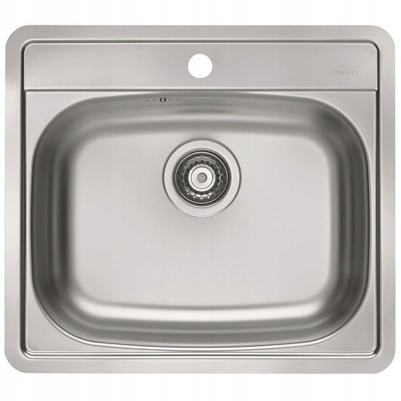 DVOJKOMOROVÝ DREZOVÝ OCEL 56x50 ALVEUS SATIN