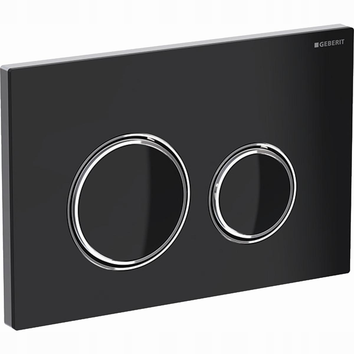 WC tlačidlo - Ovládacie tlačidlo WC Geberit Sigma21 čierne