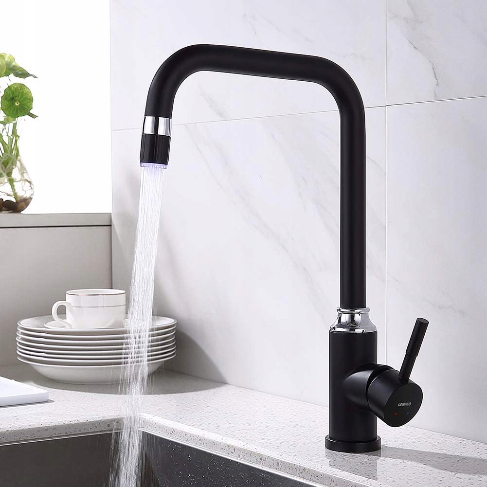 Kuchynská batéria -  MODERNÉ MATOVÉ LED KUCHYNSKÉ FARBY BATÉRIE