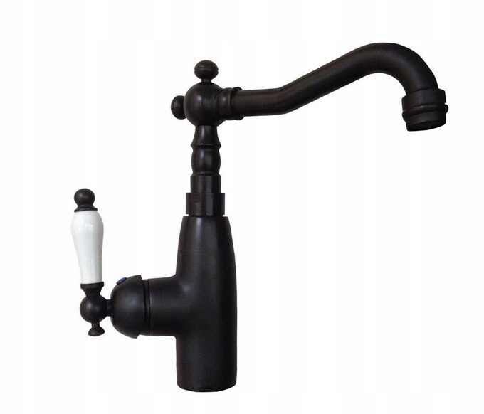 Kuchynská batéria -  Kuchynský mokrý bar Kúpeľňový drez Faucet čierny O