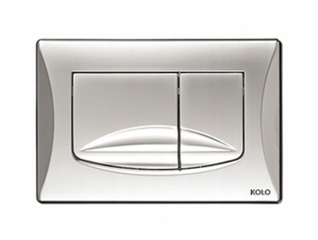 WC tlačidlo - CIRCLE SLIM TOALET FLUSHING PLATE BASIC CHROME