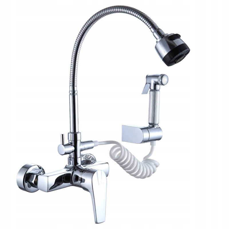 Kuchynská batéria - multifunkčný nástenný kuchynský faucet horúci a s