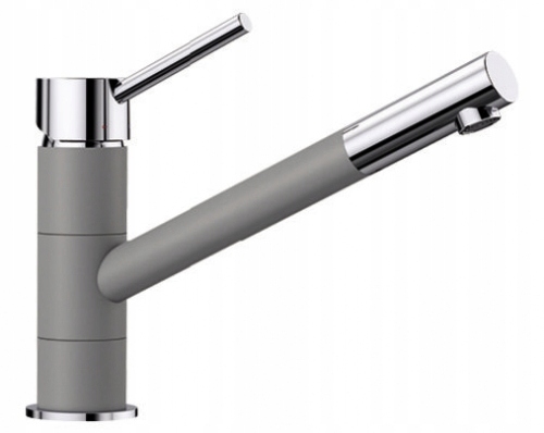Kuchynská batéria - BLANCO KANO Silgranit-Look Alumetalik / Chrome 525029