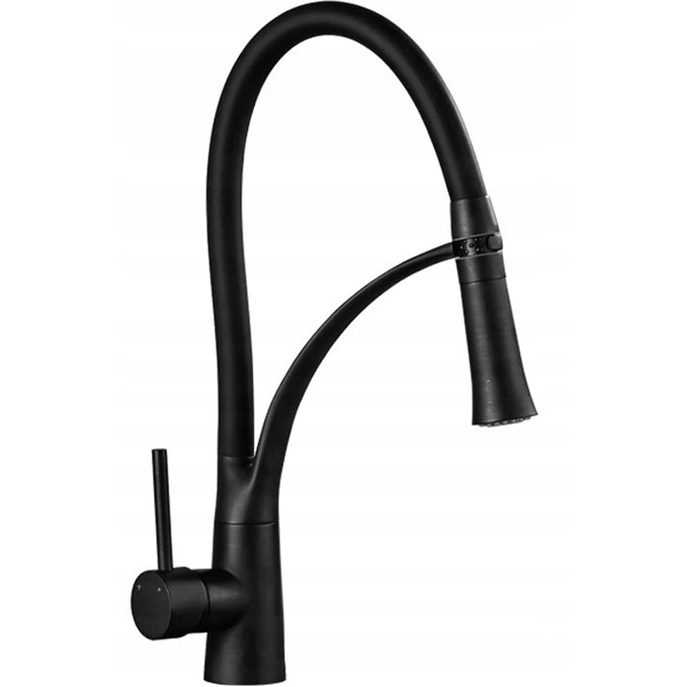Kuchynská batéria - KUCHYNSKÝ faucet MOBILNÝ SPOUT Gaspar ČIERNY Rea