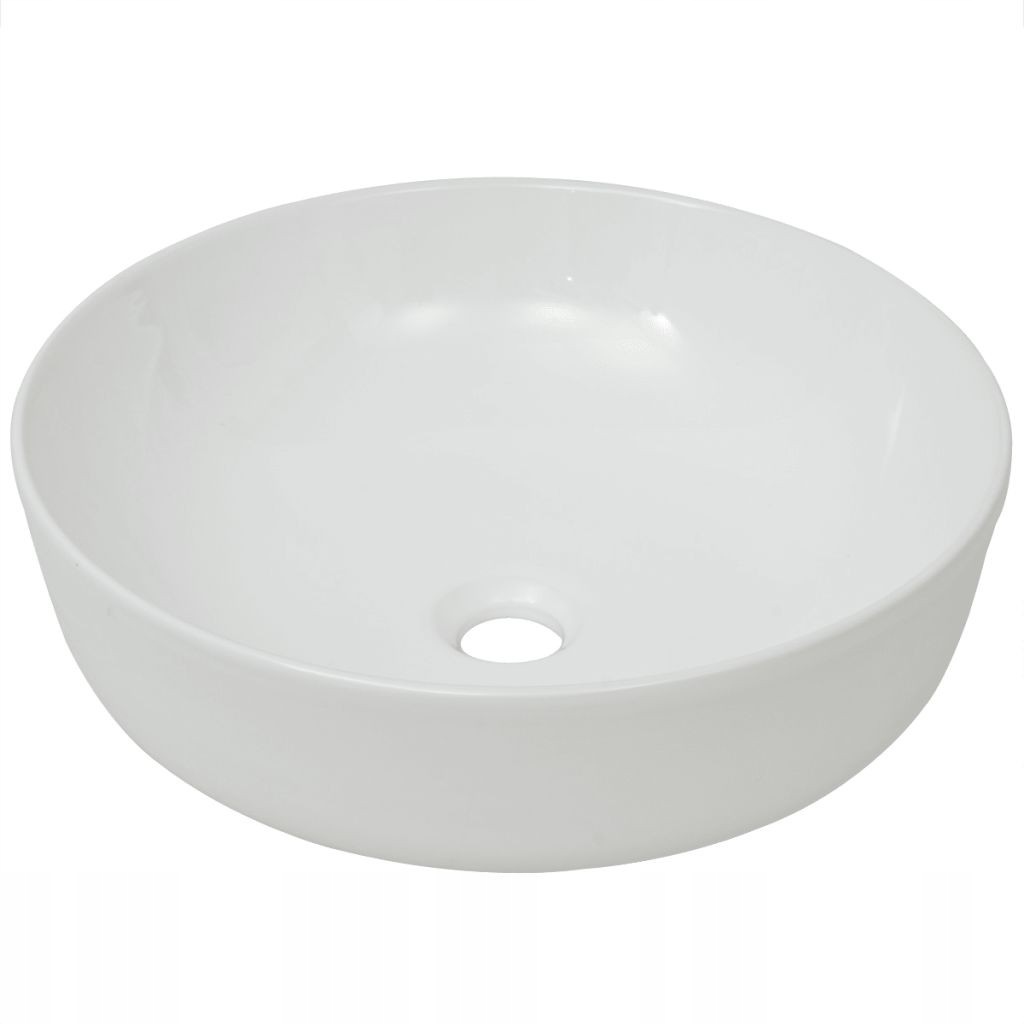 Umývadlo -  stradeXL Keramické umývadlo, biele 41,5 x 13,5 cm