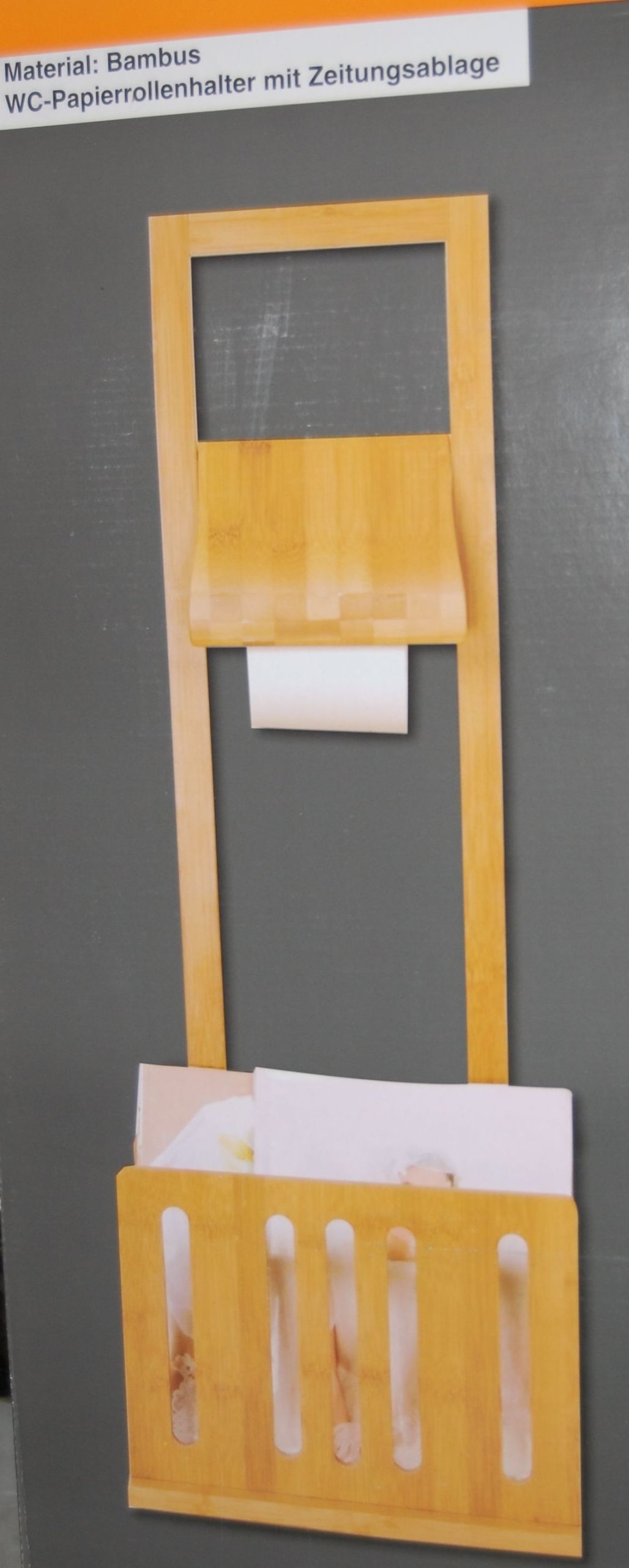 Držiak papiera Držiak na papier BAMBOO + kefa BAMBOO