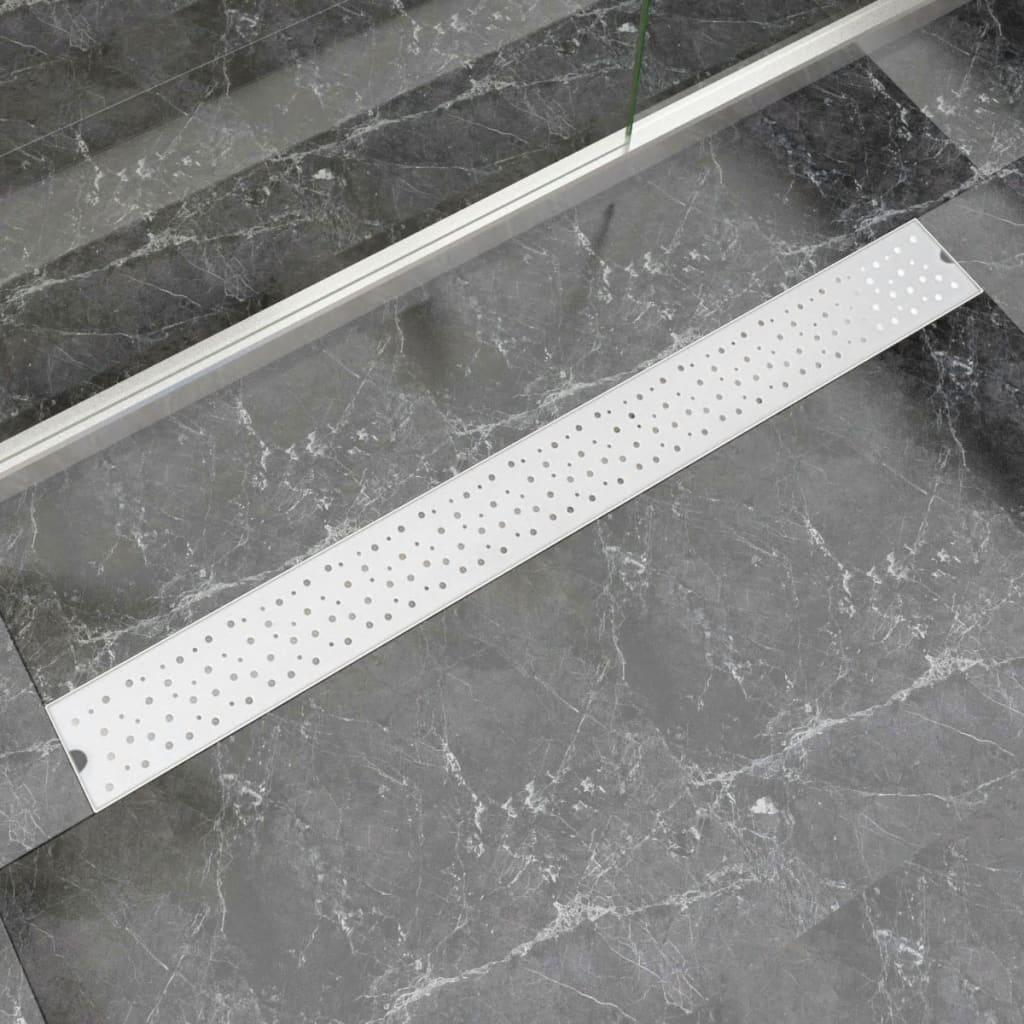 Sprchový žľab - vidaXL Lineárny odtokový rošt 1030x140