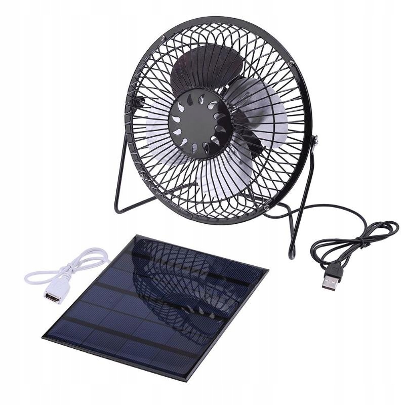 Kupelňový ventilátor - Ventilátor solárneho panelu Poháňaný železnými ventilmi