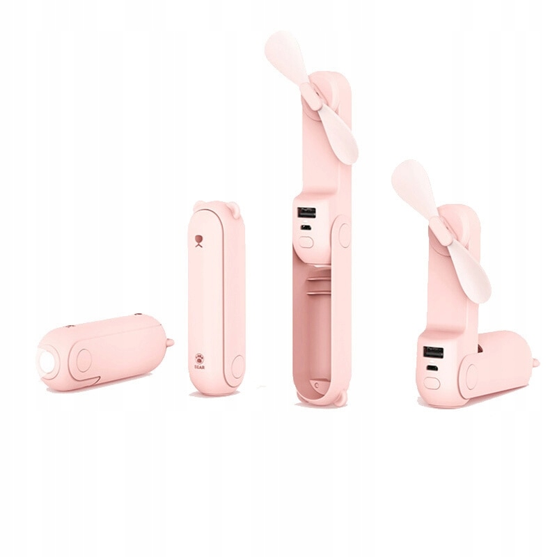 Kupelňový ventilátor - ventilátor Multifunkčný prenosný ventilátor USB