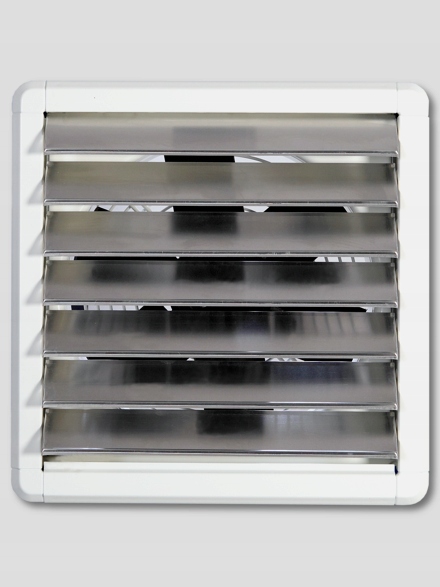Kupelňový ventilátor - jednofázový ventilátor s uzáverom METALOWIEC