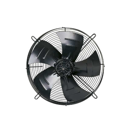 Kupelňový ventilátor - axiálny tlačný ventilátor, ohrievač 450 mm